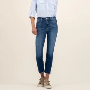 Kut from the Kloth, Rachael high-rise fab MOM jeans size 8